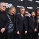 Bon Jovi attend the 33rd Annual Rock & Roll Hall of Fame Induction Ceremony at Public Auditorium on April 14, 2018 in Cleveland, Ohio - 454 x 302