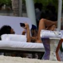 Draya Michele – In bikini on the beach in Cancun - 454 x 280