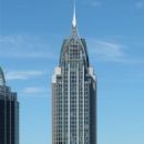 Skyscraper office buildings in Mobile, Alabama