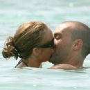 Lindsay Lohan - On The Beach In The Bahamas With Calum Best - 454 x 302