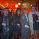 Chris Robinson and Camille Johnson w/ Adrian Smith and wife Nathalie