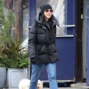 Julianna Margulies – Strolling with her dog in The West Village - 454 x 578
