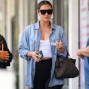 Shay Mitchell leaves a nail salon in Los Angeles