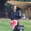 Jennifer Lawrence – Seen at the park with her newborn in Los Angeles