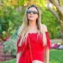 Adriana de Moura – Exit out of the Beverly Hills Hotel - 454 x 681