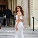 Blanca Blanco – In A Stylish House Of Cb Ensemble In Front Of The Carlton In Cannes - 454 x 682