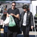 Paris Hilton and Carter Reum Shopping at a Farmers Market in Los Angeles