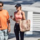 Hayley Roberts – Spotted with a mystery man at the Calabasas Commons mall