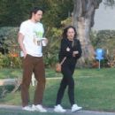 Molly Shannon – Seen with Zach Woods during a stroll in Los Angeles - 454 x 303