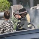 Laeticia Hallyday – With boyfriend Jalil Lespert out in Pacific Palisades - 454 x 303