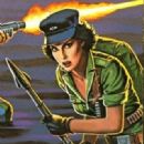 Fictional female soldiers