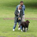 Lisa Armstrong – With new boyfriend in a park in West London - 454 x 394