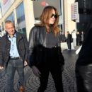 Carla Bruni  Leaves RTL Radio Studios in Neuilly-sur-seine