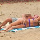 AnnaLynne McCord &#8211; Bikini candids on the beach in Huntington Beach
