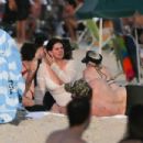 Lana Del Rey – In a beige one piece bathing suit on Ipanema beach in Rio