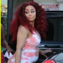 Blac Chyna at Spilled Ink Tattoo in Encino, California - June 17, 2016 - 454 x 665