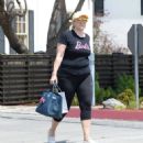 Rebel Wilson – Leaving her gym in Los Angeles - 454 x 493