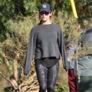 Ashley Tisdale: hike with husband Christopher French in the hills outside of Los Angeles