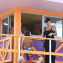 Amber Rose and Sebastian on Miami Beach in Miami, Florida - August 18, 2017 - 454 x 682