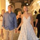 Karolina Kurkova – With her husband Archie Drury out in Capri