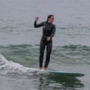 Leighton Meester – Spotted at surf session off the coast of Santa Monica - 454 x 303