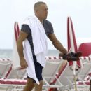 Georges St-Pierre enjoys a relaxing beach day in Miami, Florida on October 15, 2016 - 429 x 600