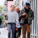 Lauren Miller and Seth Rogen – Walking their dog in New York - 454 x 613
