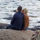 Taylor Swift and Tom Hiddleston on a beach near her Rhode Island home, June 15th 2016