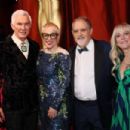 Director Baz Luhrman, costume designer Catherine Martin, Jon Landau, and guest - The 95th Annual Academy Awards (2023)