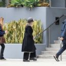 Diane Keaton – Arriving with others for a meeting in Beverly Hills