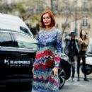 Maeva Coucke – Arriving at Leonard Fashion Show in Paris - 454 x 681
