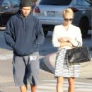 Pamela Anderson shows off new pixie haircut while out with , Rick Salomon - 454 x 552