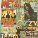 Ozzy Osbourne - Metal Shock Magazine Cover [Italy] (December 1997)