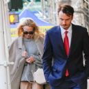 Pamela Anderson – Seen with her son Brandon Thomas Lee in New York