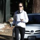 Abby Champion – On her exercise in Brentwood - 454 x 681