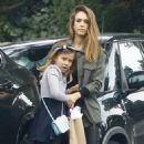 Jessica Alba and Honor Warren Go to a Party in Beverly Hills - 454 x 532
