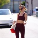 Olivia Wilde – Finishing Her Daily Workout Session At Tracy Anderson Method Studio Gym In Studio