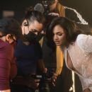 Kiara Ortega- Backstage of the photoshoot for the Mirame Magazine February 2022 - 454 x 508