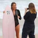 Stephanie Gilmore – Photoshoot at Tamarama Beach in Sydney - 454 x 681