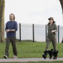 Anna Friel – Spotted with a friend on the Long Walk at Windsor Castle – Windsor - 454 x 315