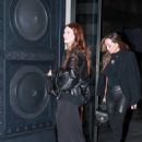 Bianca Balti – In a black leather jacket at Hotel Costes during Paris Fashion Week - 454 x 681