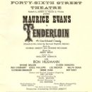 TENDERLION Original 1960 Broadway Cast Starring Maurice Evans - 454 x 634