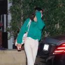Kendall Jenner – Out for dinner in black limo at SoHo House in Malibu