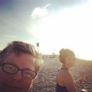 Teresa Willis & Laura Shine -- on Cape Cod beach - 454 x 454
