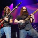 John Petrucci performs as part of the G3 concert tour at Brooklyn Bowl Las Vegas at The Linq Promenade on January 17, 2018 in Las Vegas, Nevada - 454 x 325