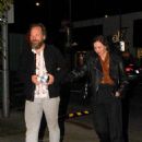 Maggie Gyllenhaal – With Peter Sarsgaard seen after dinner at E Baldi in Beverly Hills - 454 x 636