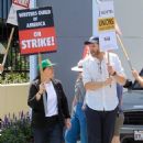 Clea DuVall – Supports the WGA Strike at Netflix in Los Angeles - 454 x 681