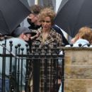Katherine Kelly – On the set of The Long Shadow in Leeds - 454 x 588