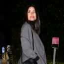 Julia Jones &#8211; Makes a quick entry at Jennifer Klein&#8217;s holiday party in Brentwood