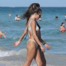 Thylane Blondeau – Seen on beach in Miami - 454 x 681